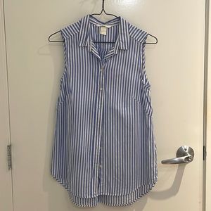 H&M - sleeveless stripe shirt